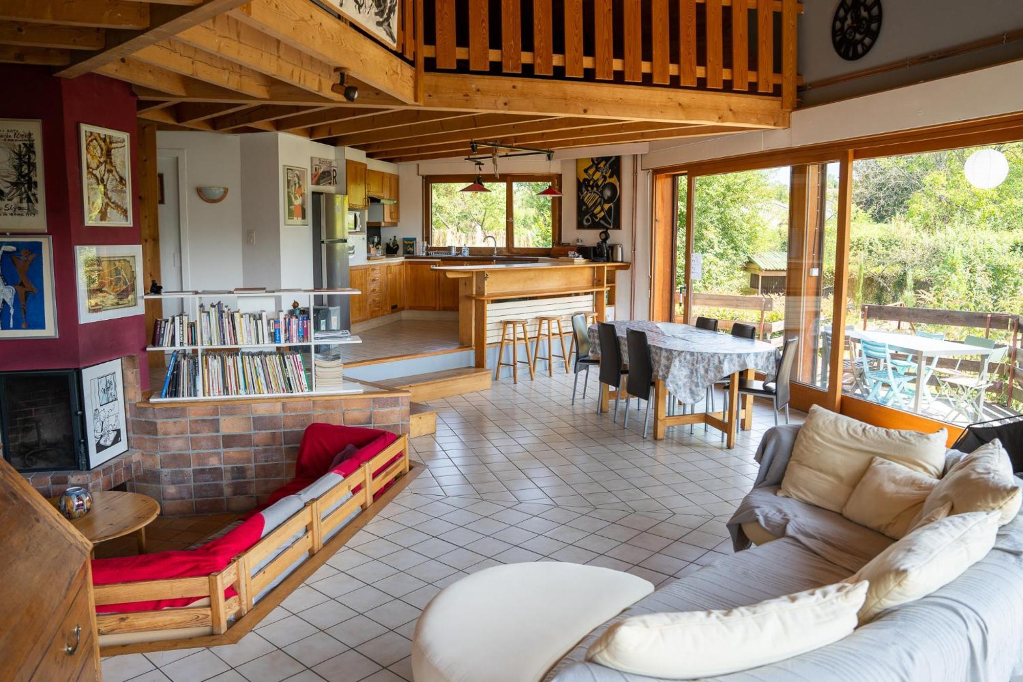 Le Grand Nid - Maison Alveole Bed And Books Sciez Exteriér fotografie